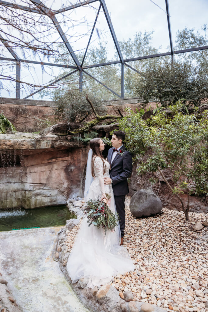 Jacksonville Zoo and Gardens Florida Georgia Wedding Photographer
