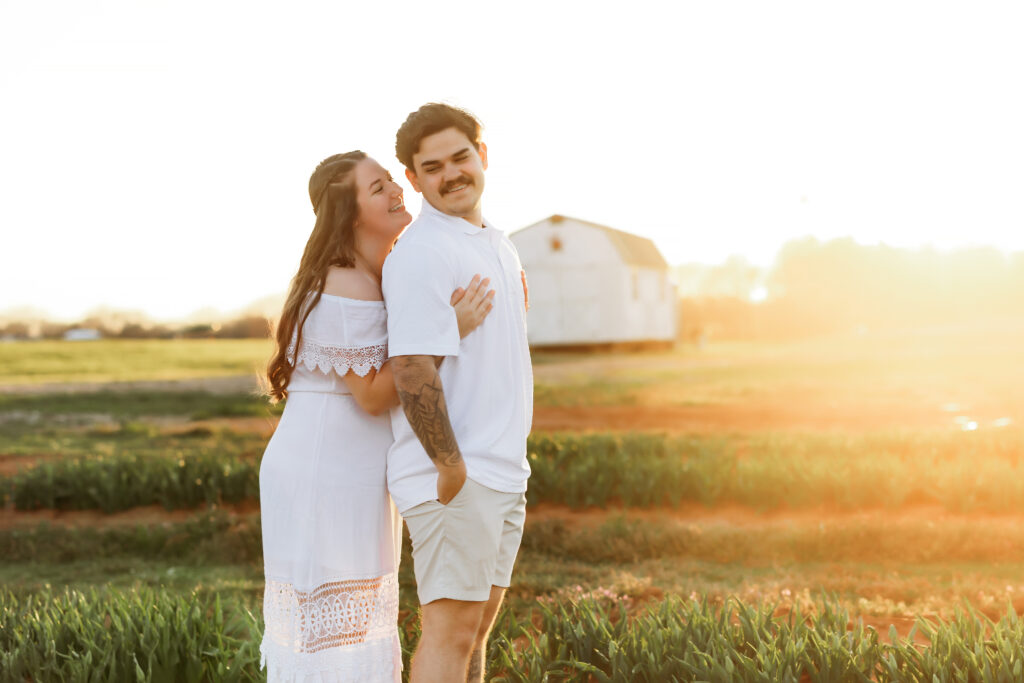 Jacksonville Florida Kingsland Georgia Engagement Photographer Flower Fields