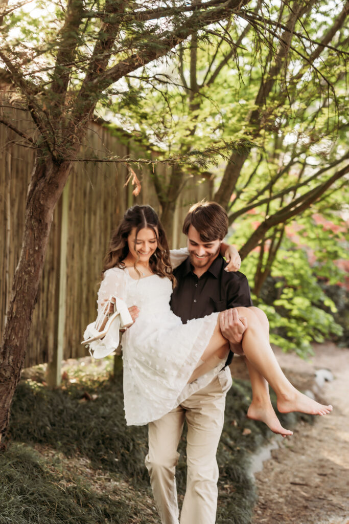 Jacksonville Florida Kingsland Georgia Botanical Gardens Engagement Wedding Photographer